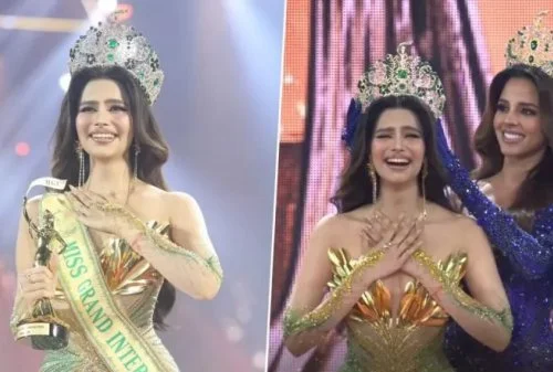 Rachel Gupta dari India Cetak Sejarah! Menangkan Miss Grand International 2024 di Thailand